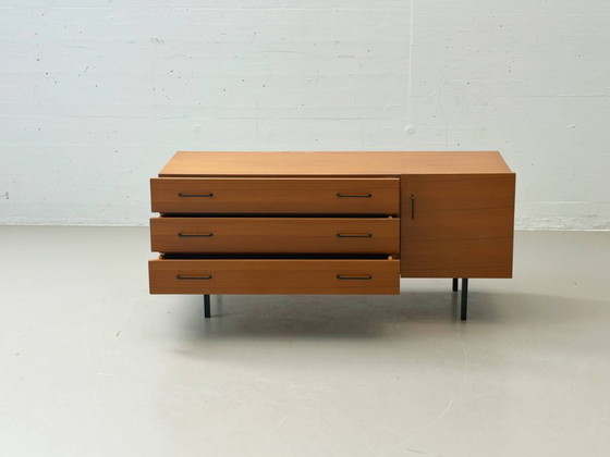 Image 1 of Scandinavian mid-century teak lowboard with drawers