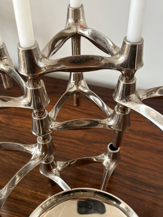 Image 1 of Nagel & Stoffi per BMF - set di candelieri modulari + ciotola anni '70