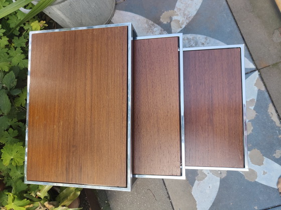 Pastoe Braakman Nesting Set Mimiset – Bijzettafels, Metal, Wood (photo 3 of 7)