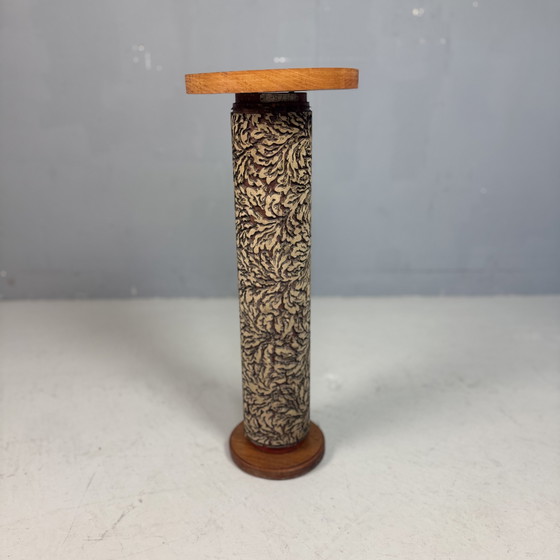 Image 1 of Piedestal van vintage behangdrukrol