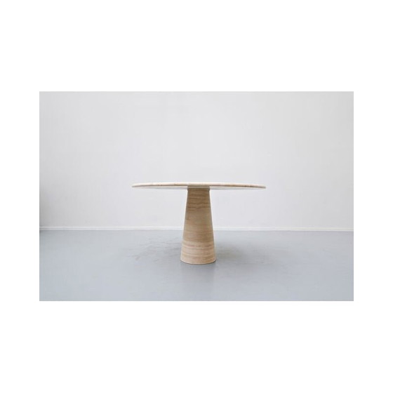 Image 1 of Vintage Travertine Table, Italian 1970s