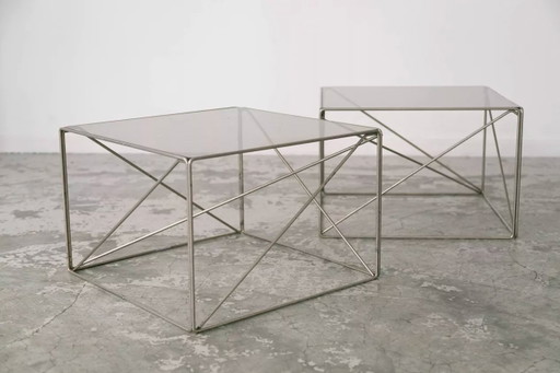 Isosceles Side Tables by Max Sauze, 1970s.