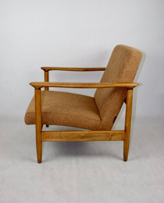Image 1 of Orange Gold GFM-142 Armchair by Edmund Homa, 1970s