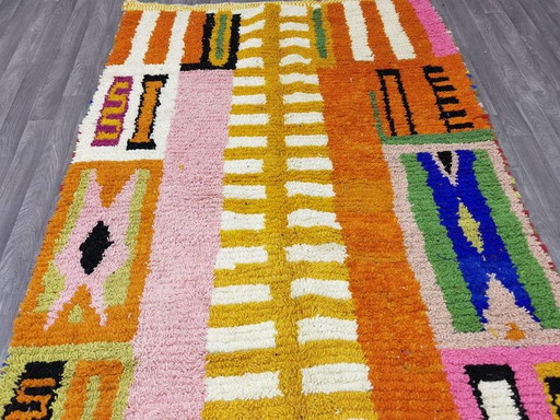Prächtiger, farbenfroher Berberteppich 150/250 cm – vloerkleden en tapijten, Wool (photo 2 of 7)