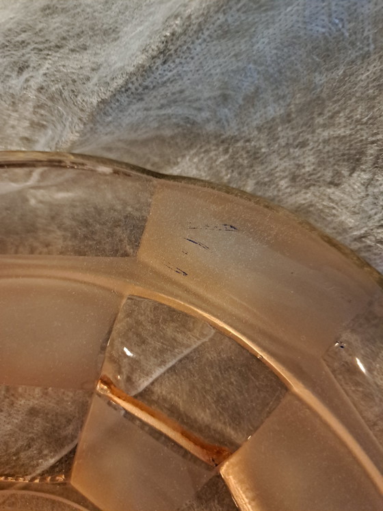 Image 1 of Roze persglas jaren 30 schalen set