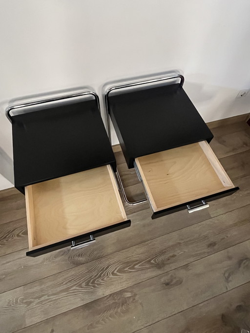 2 x Thonet side table model B 117