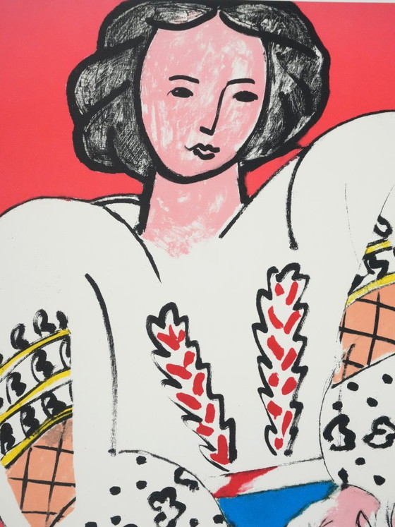 Henri Matisse: Roemeense blouse, gesigneerde lithografie – Litho's & Zeefdrukken, Paper (photo 6 of 10)