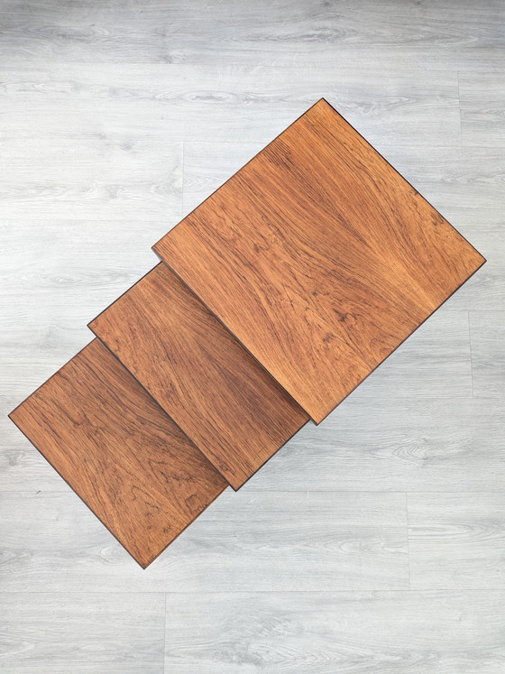 Image 1 of Vintage set of 3 nesting tables by Brabantia, 1970s