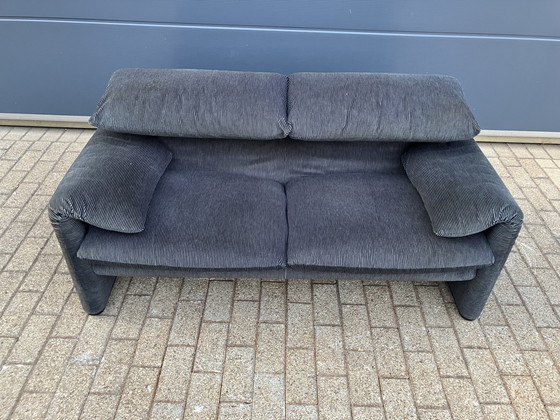 Image 1 of Cassina Maralunga 2 posti, tessuto originale ribble Top condition!!!