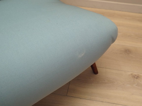 Image 1 of Mintgroene bank, Italiaans design, jaren 70, vervaardigd in Italië.