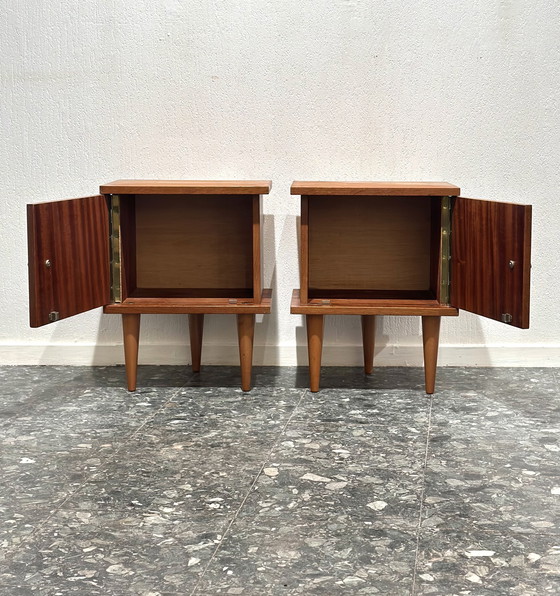 Image 1 of Tables de nuit rétro vintage