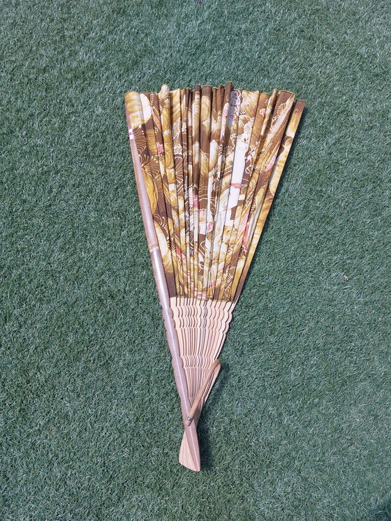 Image 1 of Large fabric fan 140x80 cm