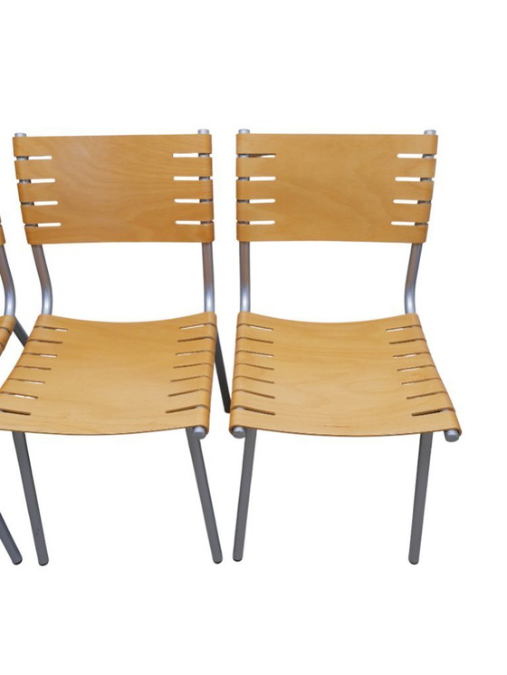 Image 1 of 4x Ruud Jan Kokke stoelen voor Harvink