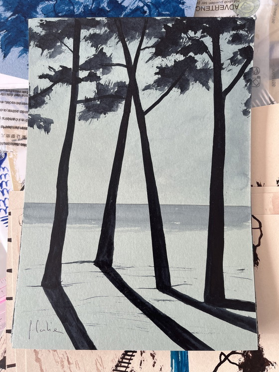 Image 1 of Set of 14 sketches, 21x15cm