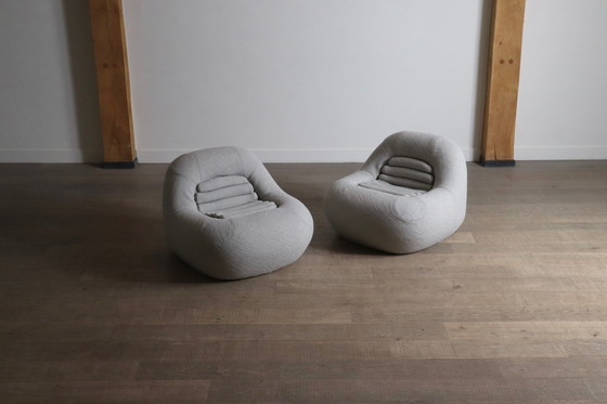 Image 1 of Ein Paar Carrera-Sessel von De Pas D'Urbino & Lomazzi für BBB Bonacina