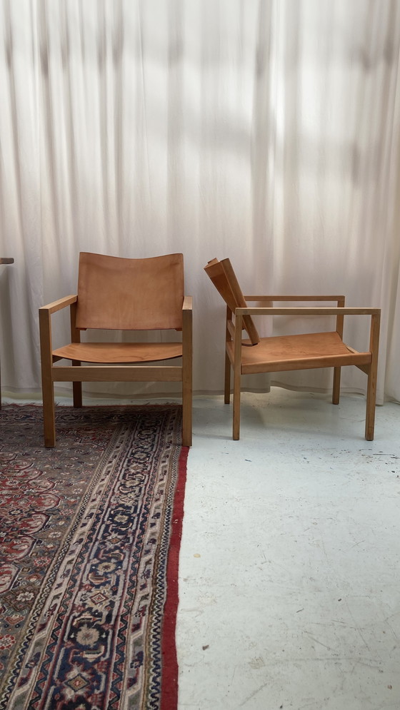 Image 1 of Set van 2 vintage loungestoelen