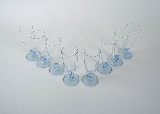 Image 1 of Set di bicchieri da champagne, design italiano, anni '80, produzione: Italia