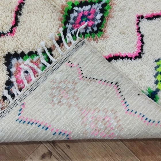 Image 1 of Authentischer Berberteppich – 100 % Naturwolle, handgewebt (175 × 120 cm)