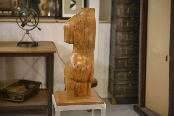 Sculture di nudo in rovere anni '60 – Mid Century Modern (photo 7 of 8)