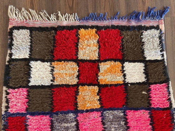 Image 1 of Mehrfarbige Berberteppiche aus Leinen, 200 cm x 100 cm