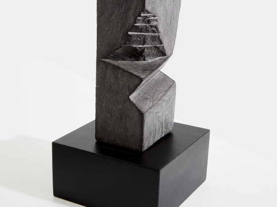 Image 1 of Sébastien Touret Scultura totem in pietra brutalista, circa 2010