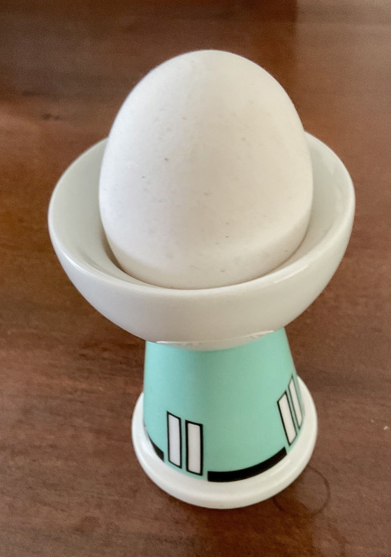 Image 1 of Arzberg Cult Focus bauhaus postmoderno Juego de huevera con molinillo de sal