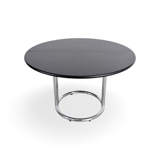 Image 1 of Original Läsko Exclusive Extendable Dining Table Midcentury Bauhaus