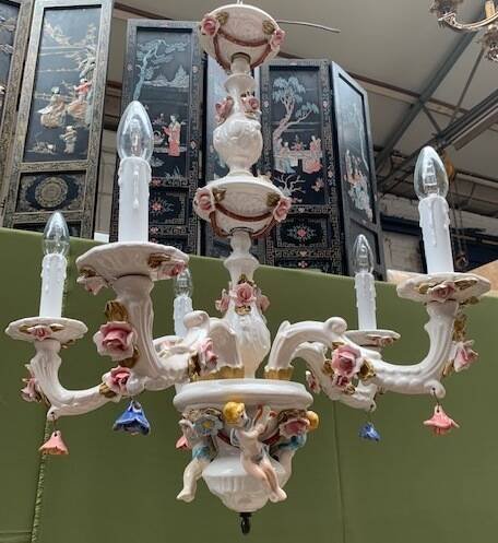 Lustre de Capodimonte. – kroonluchters, Porcelain (photo 2 of 7)