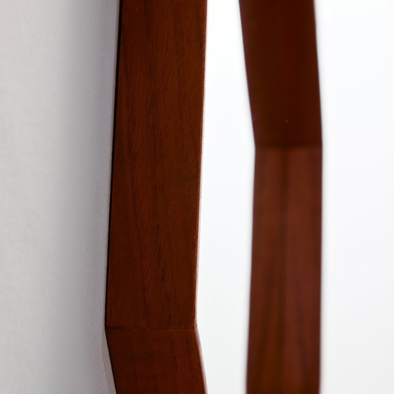 Image 1 of MK11166 Octagonal teak framed mirror