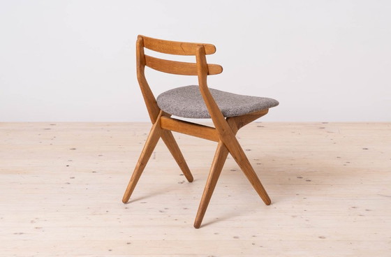 Image 1 of Set of 4 Dining Chairs, model SAKS by Poul Volther, Timless Danish Design, Fully Restored