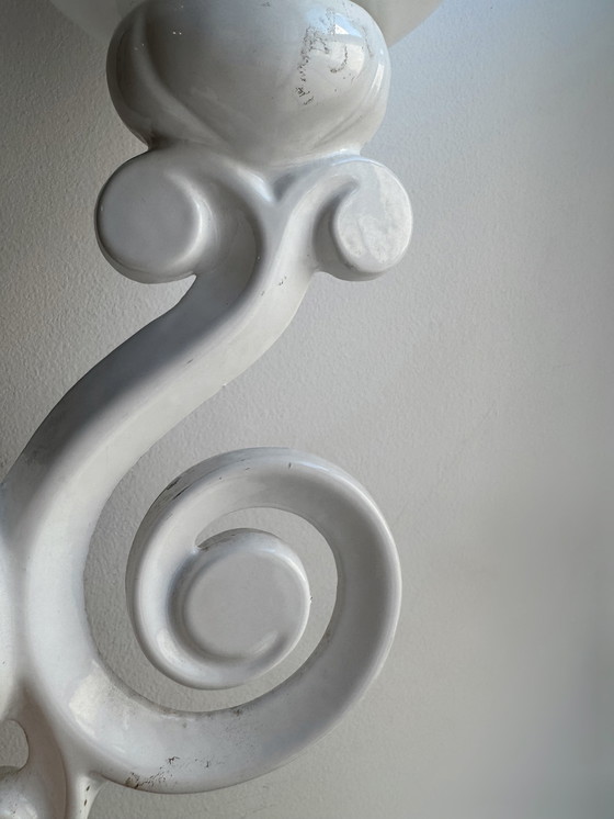 Image 1 of Appliques fonte opaline années 70