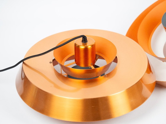 Image 1 of Coppia di 2 lampade vintage danesi Nova di Jo Hammerborg, Fog og Morup, 1963