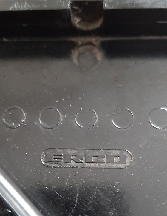 Image 1 of Ceiling light Erco Leuchten, iceglass bakelite 1960s