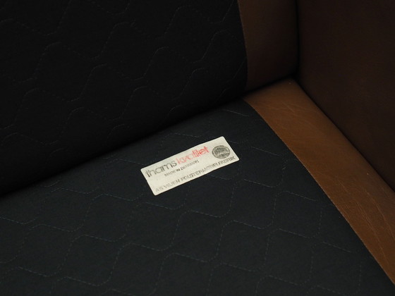 Image 1 of Canapé en cuir marron, Design danois, années 1960, Manufacture : AS Vejen Polstermøbelfabrik