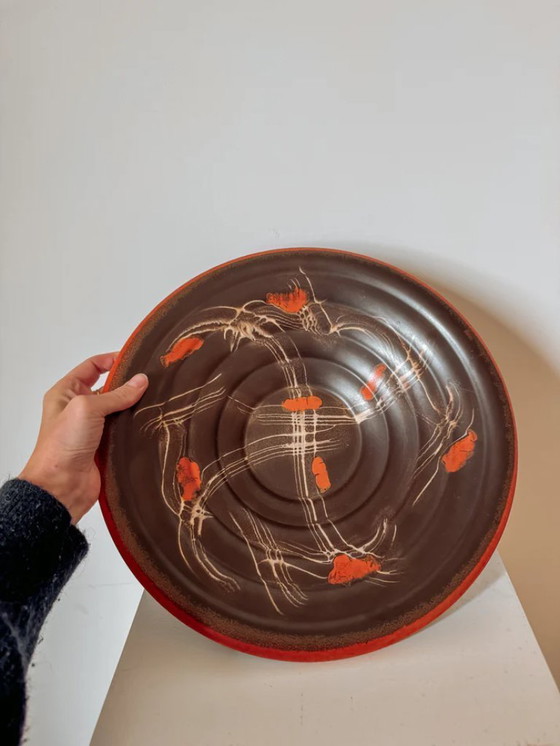 Image 1 of Vintage Art Deco ceramic fruit bowl