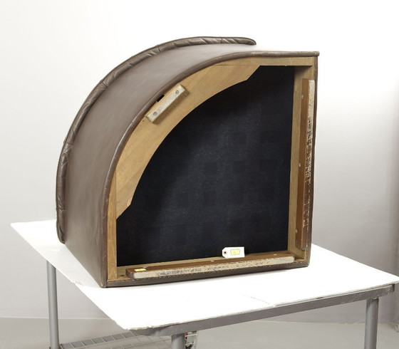 Image 1 of Excellent Mid-Century De Sede DS11 Patched Seal Brown Leather Modular Sofa, 6 Elements. Germany, 1970s.