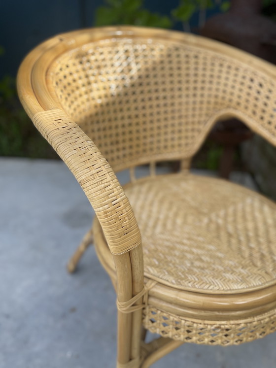 Image 1 of Vintage webbing chair - Boho style