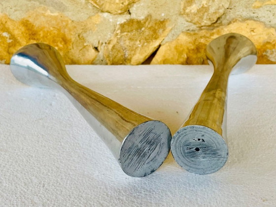 Image 1 of Danish Modern, Candlesticks, By Broste Copenhagen, Set of 2, Circa 1980s