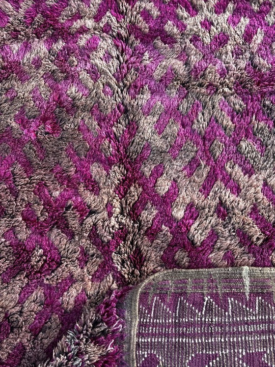 Image 1 of Large Vintage Moroccan Talsint Rug 200x410 cm – Handmade Berber Wool Rug 