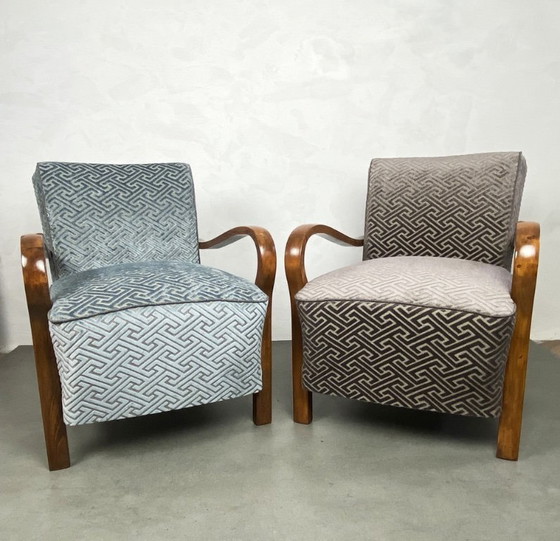 Image 1 of Fauteuils "Labirinth Duo" de Jindrich Halabala