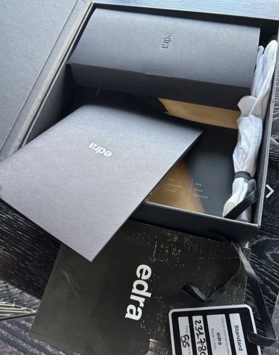 Image 1 of Edra “Standard” modulaire hoekbank stof cat T Nest showmodel