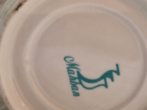 Image 1 of Mahban Ceramics Co, caffettiera azteca iraniana, raro ritrovamento