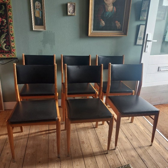 Set of 6 vintage Dining chairs – Skai (photo 2 of 13)