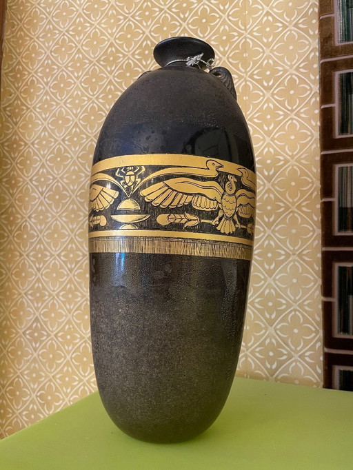 Vase en verre de Murano fabriqué à la main