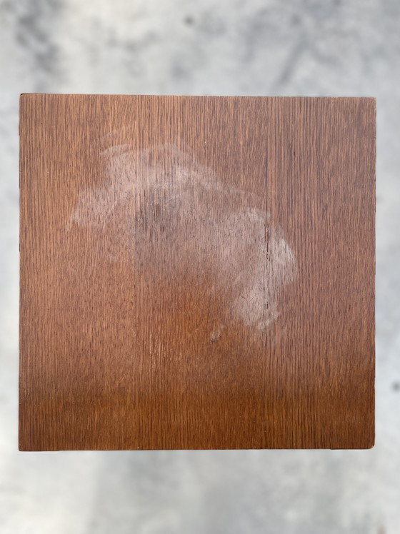 Image 1 of Table d'appoint vintage en bois pour plantes