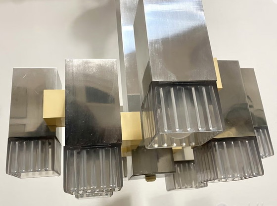 Image 1 of Lampadario vintage Gaetano Sciolari