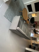 Divano Muuto Outline Grigio 3,5 posti