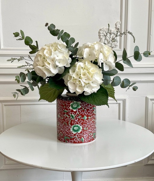 Vintage Jingdezhen China Hard Porcelain Vase