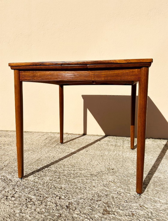 Image 1 of Carlo Jensen Extendable and Convertible Dining Table in Rio Rosewood