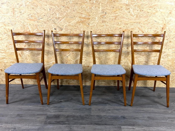 Image 1 of 4 sedie da pranzo anni '60/'70, design danese moderno di metà secolo.